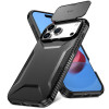 Combat Tough Series Hybrid Case with Camera Lens Cover for iPhone 17 Pro Max - Black