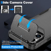 Combat Tough Series Hybrid Case with Camera Lens Cover for iPhone 17 Pro Max - Black