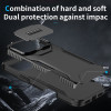 Combat Tough Series Hybrid Case with Camera Lens Cover for iPhone 17 Pro Max - Black