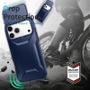 Combat Tough Series Hybrid Case with Camera Lens Cover for iPhone 17 Pro Max - Blue