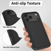 Military Grade TUFF Hybrid Armor Case for iPhone 17 Pro Max - Black