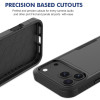 Military Grade TUFF Hybrid Armor Case for iPhone 17 Pro - Black