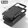 Military Grade TUFF Hybrid Armor Case for iPhone 17 Pro - Black