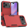 Military Grade TUFF Hybrid Armor Case for iPhone 17 Pro - Red