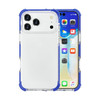 Transparent Protective Bumper Case for iPhone 17 Pro Max - Blue