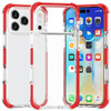 Transparent Protective Bumper Case for iPhone 17 Pro Max - Red