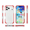 Transparent Protective Bumper Case for iPhone 17 Pro Max - Red