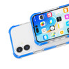 Transparent Protective Bumper Case for iPhone 17 - Blue