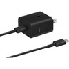 Samsung 25W PD Wall Charger Power Adapter with USB-C Cable - Black