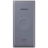 Samsung 10,000 mAh Super Fast 25W Portable Qi Wireless Charger Power Bank Battery Pack - Silver