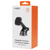 A2C MagSafe Compatible Magnetic Car Windshield and Dashboard Mount Suction Phone Holder - Black