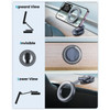 A2C MagSafe Compatible Magnetic Car Dashboard Phone Mount - Black