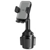 A2C Car Cup Holder Phone Mount with Telescoping Pole - Black