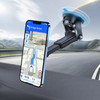 A2C Magnetic Car Windshield and Dashboard Mount Phone Holder with Telescopic Extension Arm - Black