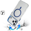 InFrame Series MagSafe Crystal Case with Camera Ring Stand for iPhone 17 Pro Max - Blue