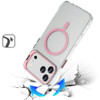 InFrame Series MagSafe Crystal Case with Camera Ring Stand for iPhone 17 Pro Max - Pink