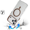 InFrame Series MagSafe Crystal Case with Camera Ring Stand for iPhone 17 Pro - Desert Gold