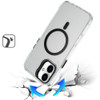 InFrame Series MagSafe Crystal Case with Camera Ring Stand for iPhone 17 - Black