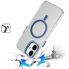 InFrame Series MagSafe Crystal Case with Camera Ring Stand for iPhone 17 - Blue