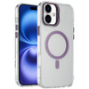 InFrame Series MagSafe Crystal Case with Camera Ring Stand for iPhone 17 - Purple