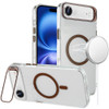 InFrame Series MagSafe Crystal Case with Camera Ring Stand for iPhone Air - Desert Gold