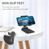 Universal Desktop Foldable Cell Phone and Tablet Stand - Black