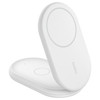 Belkin BoostCharge 2-In-1 Magnetic Foldable Wireless Charger with Qi2 15W - White