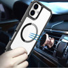 HD Crystal Transparent MagSafe Case for iPhone 17 - Black