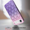 Floral Joy Diamond Crystal TPU Case for iPhone Air - Light Pink Purple
