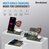 3-in-1 Qi-Certified Wireless 15W Fast Charging Station - Black