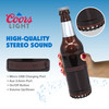 Coors Light Bottle Shaped Bluetooth Wireless Speaker