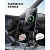A2C Qi2 15W MagSafe Wireless Charger Cup Holder Car Mount with Semiconductor Cooler
