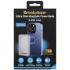 Brookstone Ultra Slim Magnetic MagSafe Power Bank Battery Charger 5000mAh - Grey