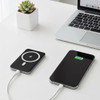 Brookstone Ultra Slim Magnetic MagSafe Power Bank Battery Charger 5000mAh - Grey