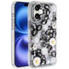 Luxurious Bling 3D Crystal Diamond Case for iPhone 17 - Black