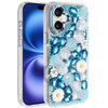 Luxurious Bling 3D Crystal Diamond Case for iPhone 17 - Blue