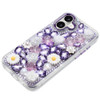 Luxurious Bling 3D Crystal Diamond Case for iPhone 17 - Purple