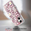 Luxurious Bling 3D Crystal Diamond Case for iPhone 17 - Pink