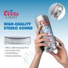 Coors Light 16oz Stainless Steel Double Wall Insulated Tumbler with Removeable Bluetooth Wireless Speaker