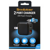 Brookstone PD 20W 2 Port USB-C and USB-A Wall Charger - Black