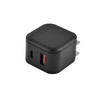 Brookstone PD 20W 2 Port USB-C and USB-A Wall Charger - Black