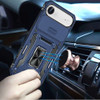 Military Grade Ring Holder Case with Camera Lens Cover for iPhone Air - Blue