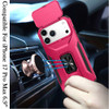 Combat Tough Series Ring Holder Case with Camera Lens Cover for iPhone 17 Pro Max - Hot Pink
