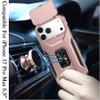 Combat Tough Series Ring Holder Case with Camera Lens Cover for iPhone 17 Pro Max - Rose Gold