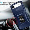 Combat Tough Series Ring Holder Case with Camera Lens Cover for iPhone Air - Blue