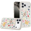 Butterfly Ornaments Diamond Hybrid Case for iPhone 17 Pro - White