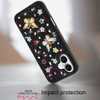 Butterfly Ornaments Diamond Hybrid Case for iPhone 17 - Black