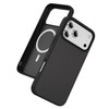 Carbon Fiber Series MagSafe Hybrid Case for iPhone 17 Pro - Black