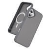 Carbon Fiber Series MagSafe Hybrid Case for iPhone 17 - Grey