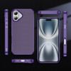 Carbon Fiber Series MagSafe Hybrid Case for iPhone 17 - Purple